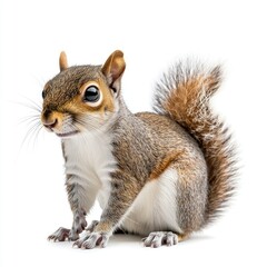 Obraz premium squirrel on isolated white background
