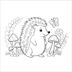 hedgehog with a hedgehog