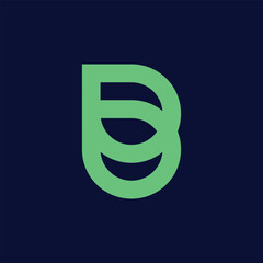 b logo design