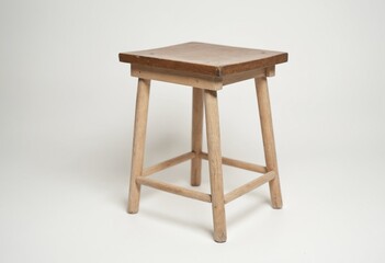 A kitchen stool, single object