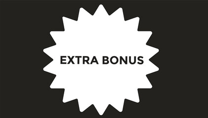 Extra Bonus web banner templates. Vector Illustration