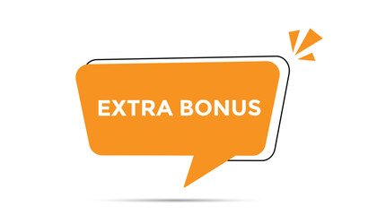 Extra Bonus web banner templates. Vector Illustration