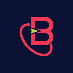 b business logo design