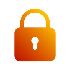 lock gradient icon
