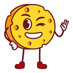 Cheese Character Illustration