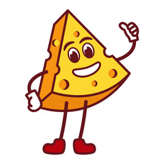 Cheese Character Illustration
