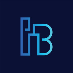 B logo design