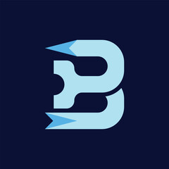 b logo