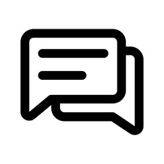 Fototapeta premium live chat line icon