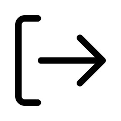 logout line icon