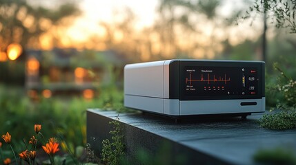 Modern Audio Amplifier in a Natural Setting
