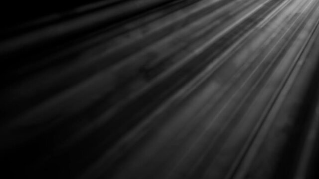 Animated background with light rays and smoke