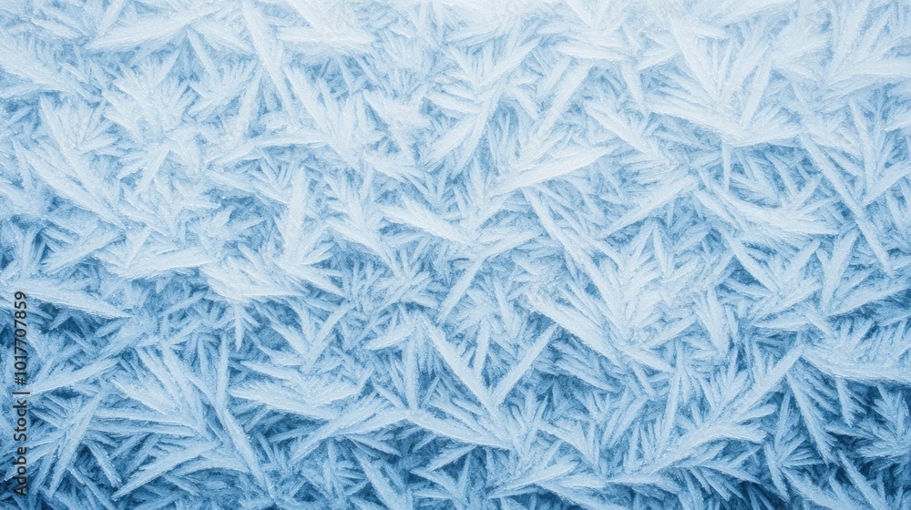 Poster breathtaking frost patterns adorn car window in freezing weather conditions revealing intricate crys