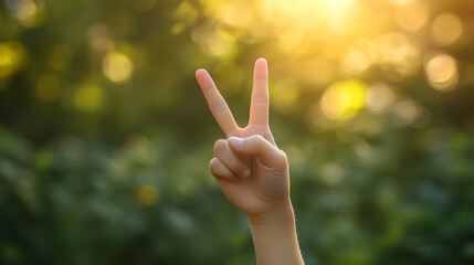 Peace Sign in Nature.