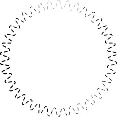 Tag and label, ribbon banner with dashed line