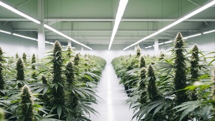 Large scale cannabis cultivation aligns with legalization and regulation for optimal growth.