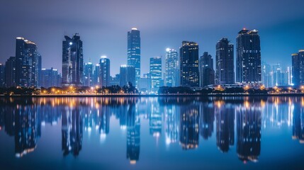 Fototapeta premium nice landscape theme with colorful