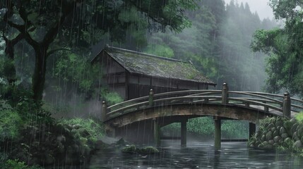 nice landscape theme with colorful