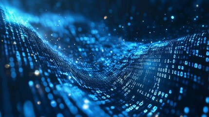 Abstract digital data background. Art can be used in the description of network abilities, technological processes, digital storages, science, education, etc.
