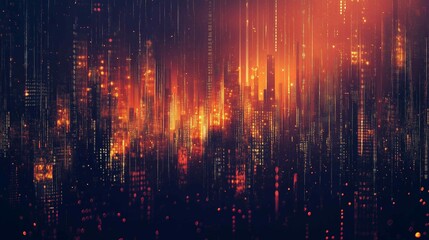 Obraz premium Digital background for tech, AI, data, audio, graphics, and more