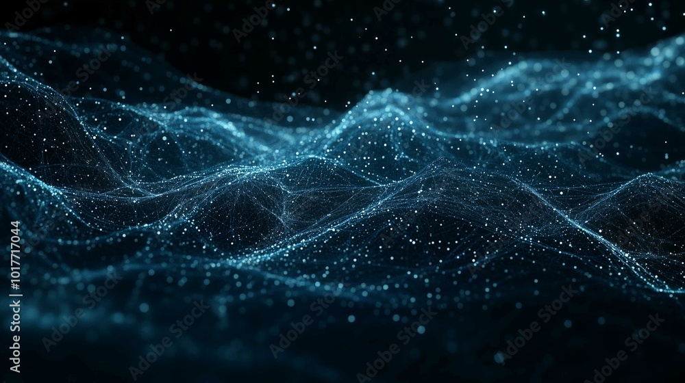 Wall mural digital abstract background. can be used in the description of network abilities, technological proc