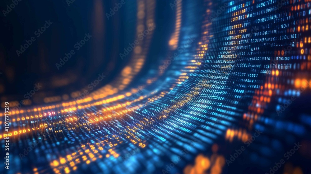 Wall mural digital abstract background. can be used in the description of network abilities, technological proc