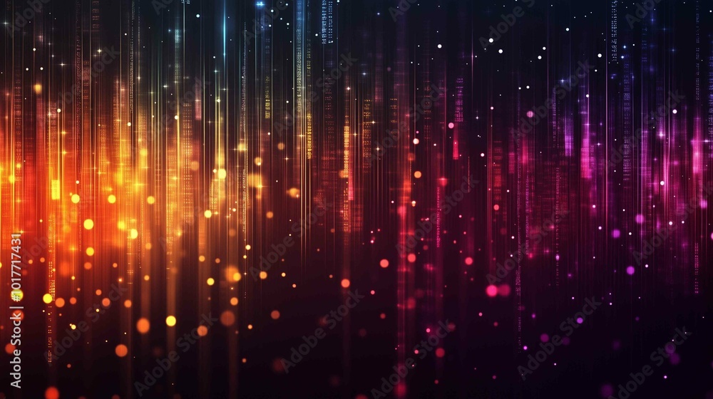Wall mural digital abstract background. can be used in the description of network abilities, technological proc