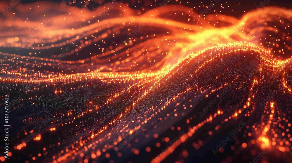 Wall mural digital abstract background. can be used in the description of network abilities, technological proc