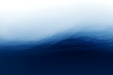 Fototapeta premium Navy blue gradient background. Dark abstract blurred texture with gradation to white color. Template for banner design