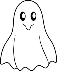 Obraz premium Cute Ghost Character