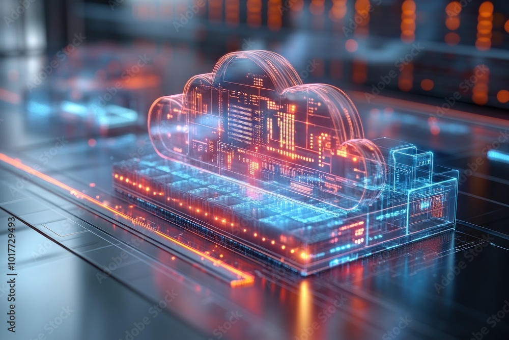 Poster cloud computing data center