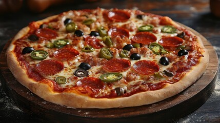 The Delicious Pepperoni Supreme Pizza