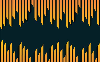 Dynamic Gradient Stripes on Dark Background