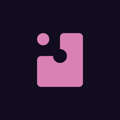 Initials D. DD logo design. Initial Letter Logo