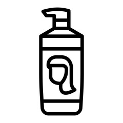 Shampoo Vector Line Icon Design