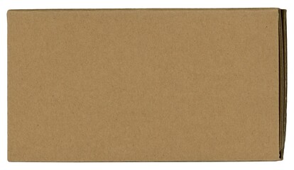 brown cardboard box isolated over white