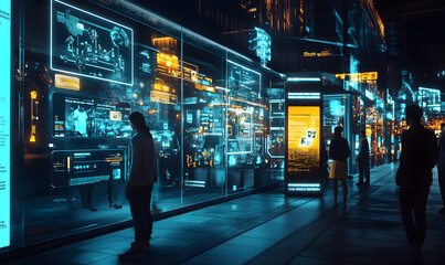 Futuristic Business Collaboration: AI-Driven Strategies, Augmented Reality Insights, Virtual Reality Simulations, and Holographic Financial Data for Smart Office Innovation