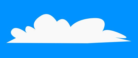 set of clouds element  for illustration decoration white sky with other variant