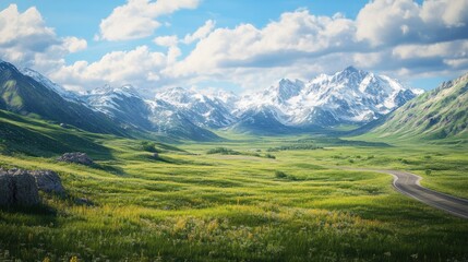 Obraz premium The Majestic Mountain Landscape