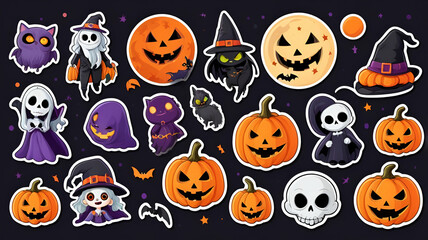 halloween seamless pattern