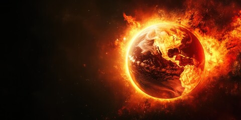 Obraz premium Radiant Solar Eruption Lighting Up a Dark Universe