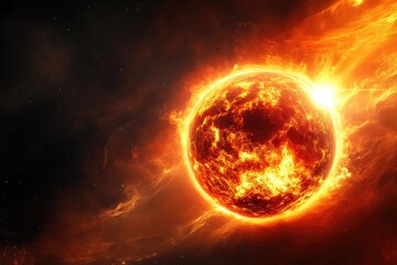 Eruption of Heat: The Fiery Dance of the Sun and Earth