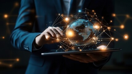 Innovative Technology and Global Connectivity Concept