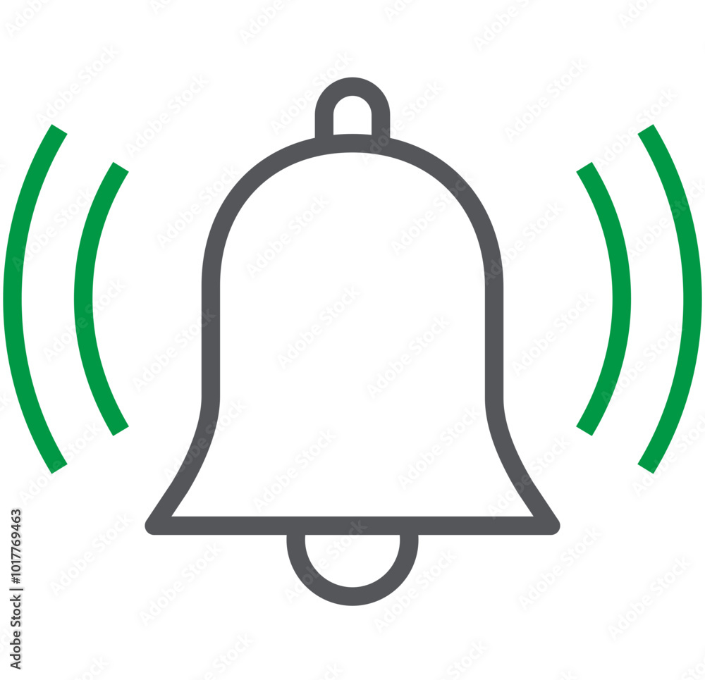 Poster illustration of a bell