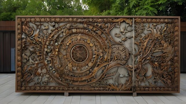 wooden door