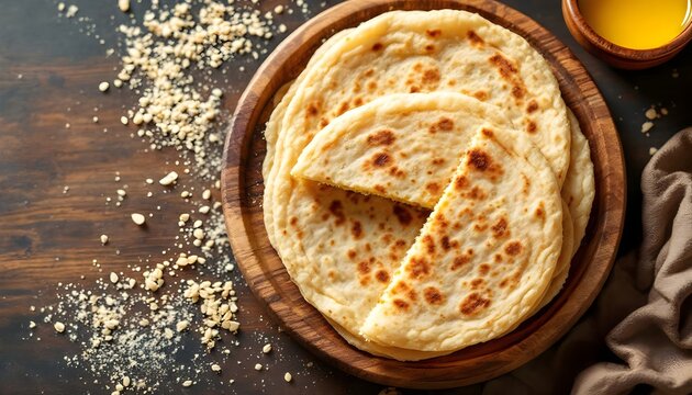Phini Roti - Layered and Crispy Nepalese Flatbread (Nepalese Cuisine)