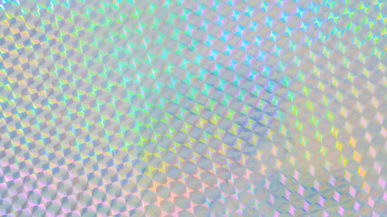 Holographic rainbow foil iridescent texture abstract hologram background