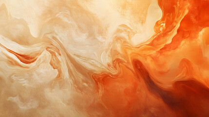 Pumpkin Spice Abstract