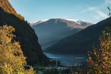 Fjord in Flåm / Norwegen