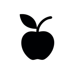 apple fruit vector icon, fresh fruit illustration, minimal apple graphic design, healthy food symbol, simple apple logo, modern vector apple art, organic fruit icon, apple logo design